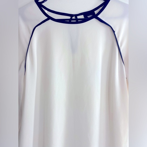 Mossimo Sheer White Blouse - Picture 6 of 11